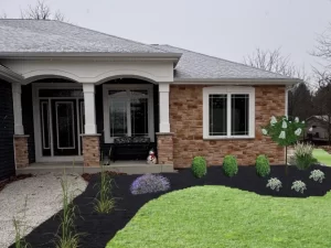Professional yard landscaping in Okauchee Lake, WI